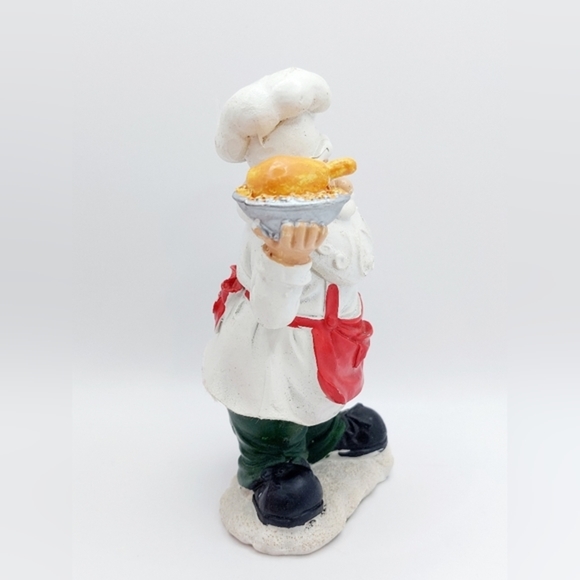 Vintage Santa‎ Chef with Turkey Figurine - Picture 4 of 6